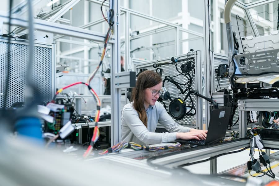 Connected factory equipment representing Industry 4.0 systems