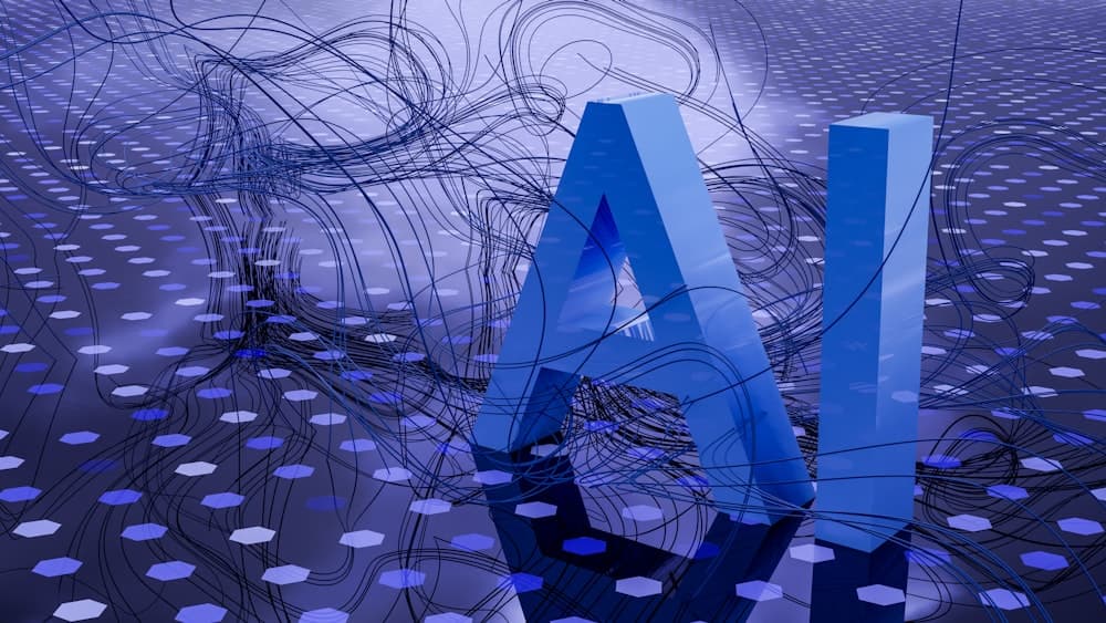 Neural network visualisation representing machine learning systems